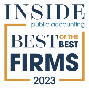 Inside Public Accounting Best of the Best Firms 2023 logo