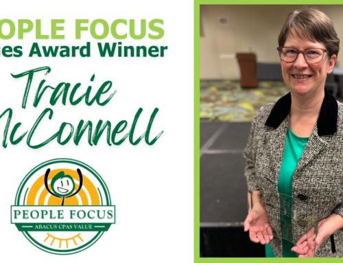 Abacus honors Tracie McConnell with People Focus Award