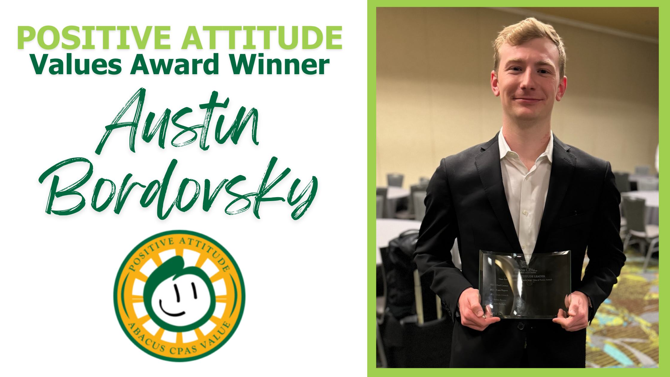Austin Bordovsky - Positive Attitude